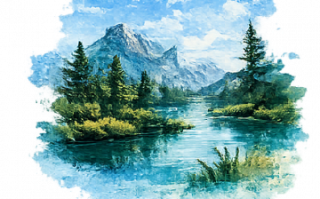 Serene Mountains